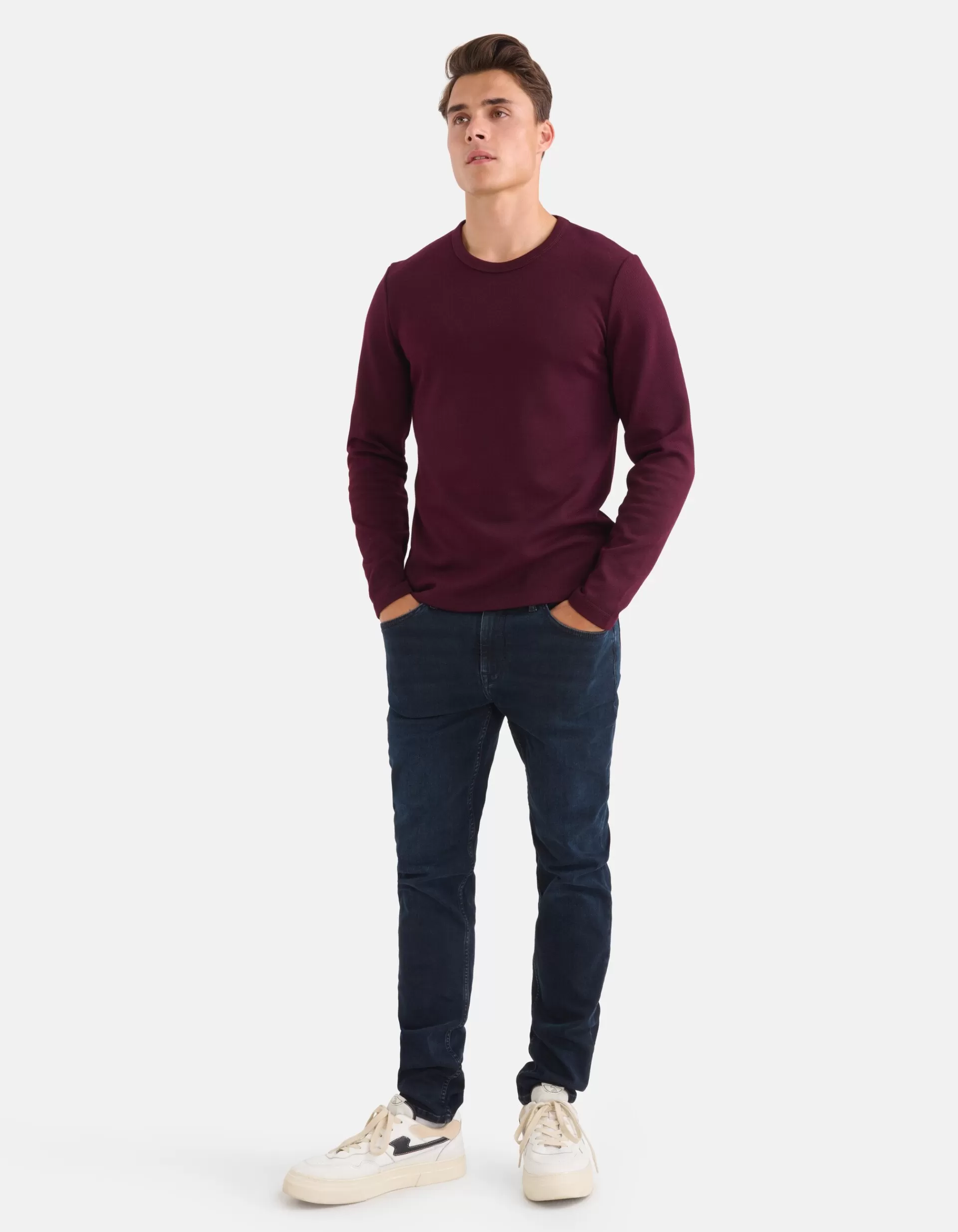 Slim Fit Jeans Blauw/Zwart L34>Shoeby Discount