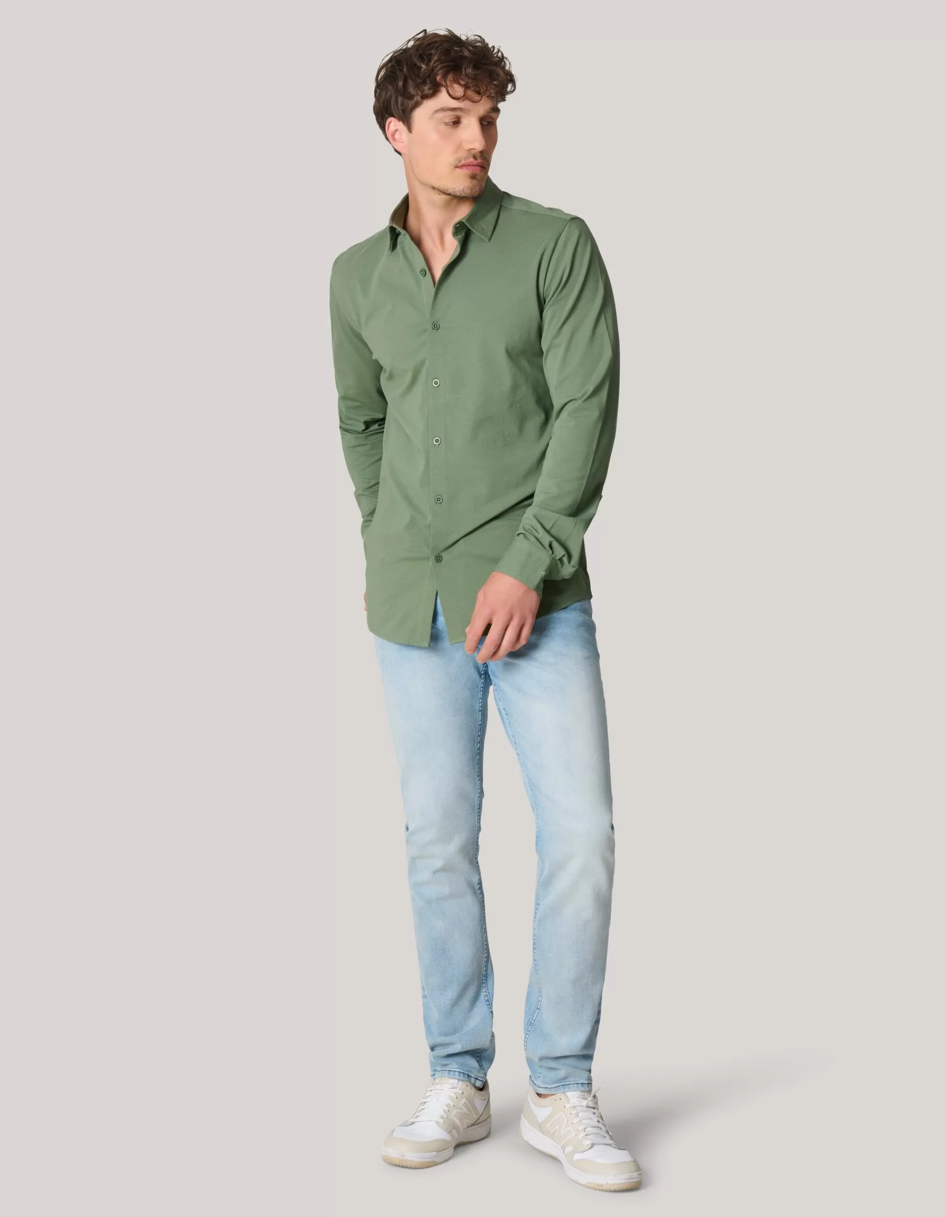 Slim Fit Jeans Lichtblauw L32>Shoeby Outlet