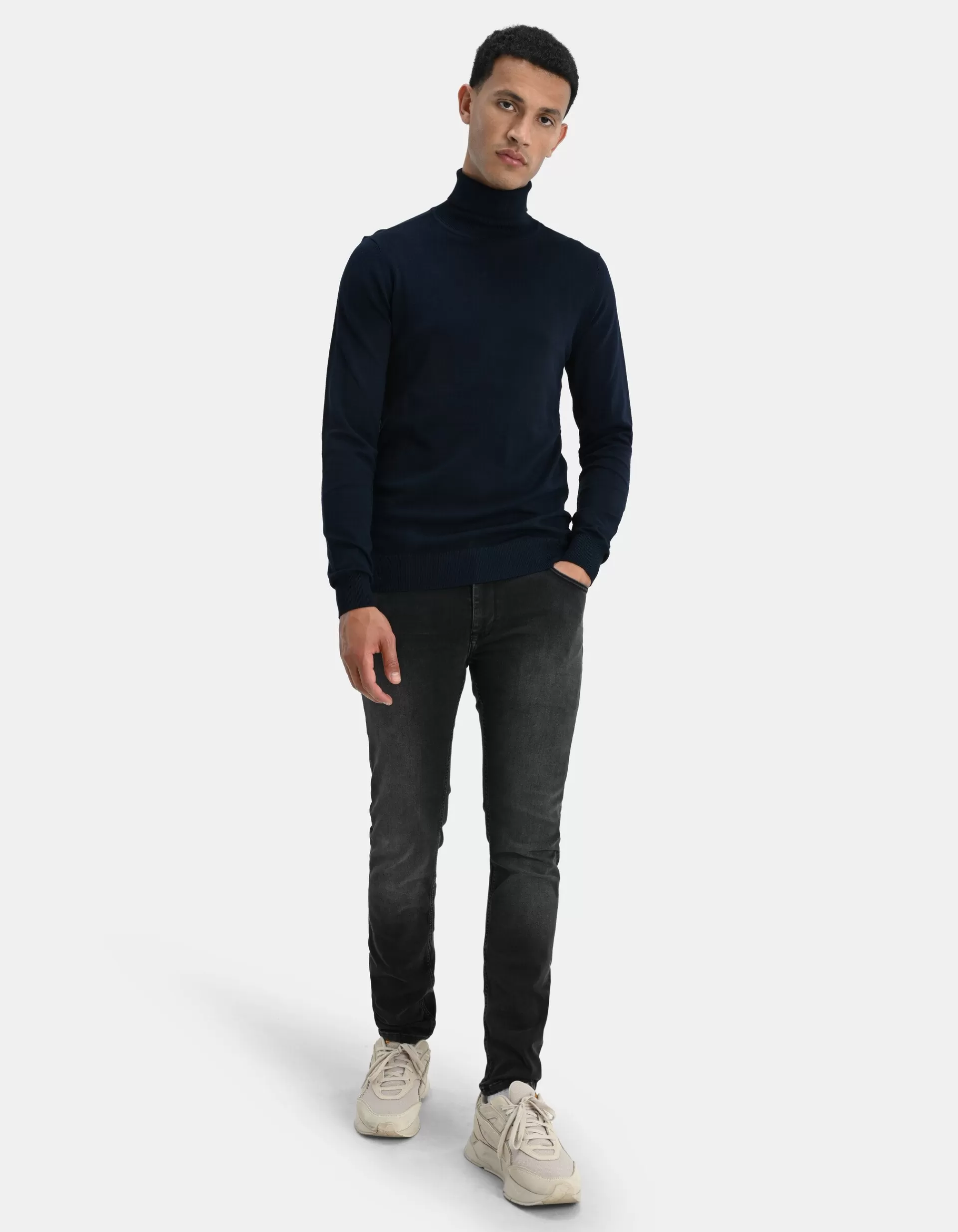 Slim Fit Jeans Zwart L32>Shoeby Best Sale