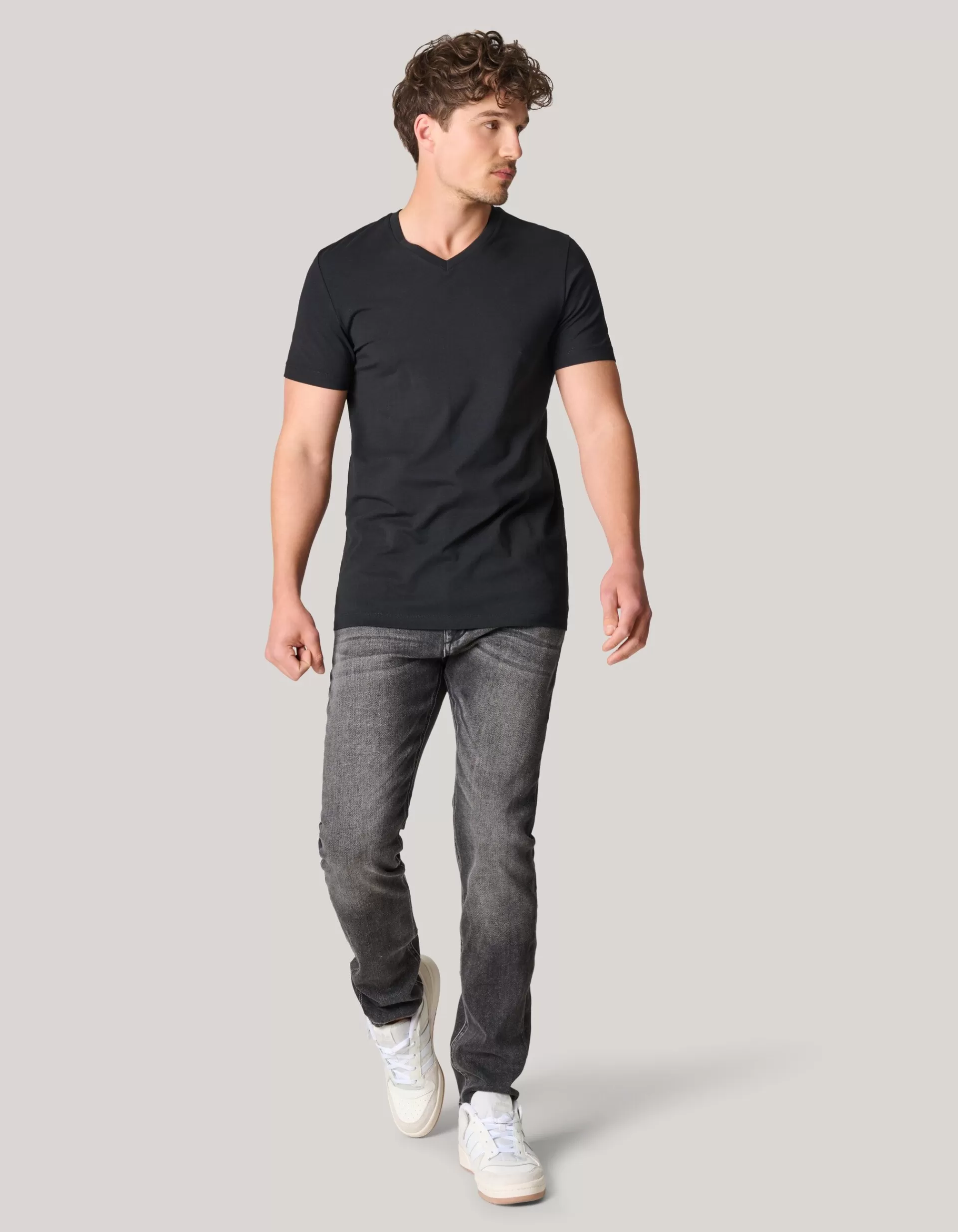 Slim Fit Jog Jeans Grijs L32>Shoeby Cheap