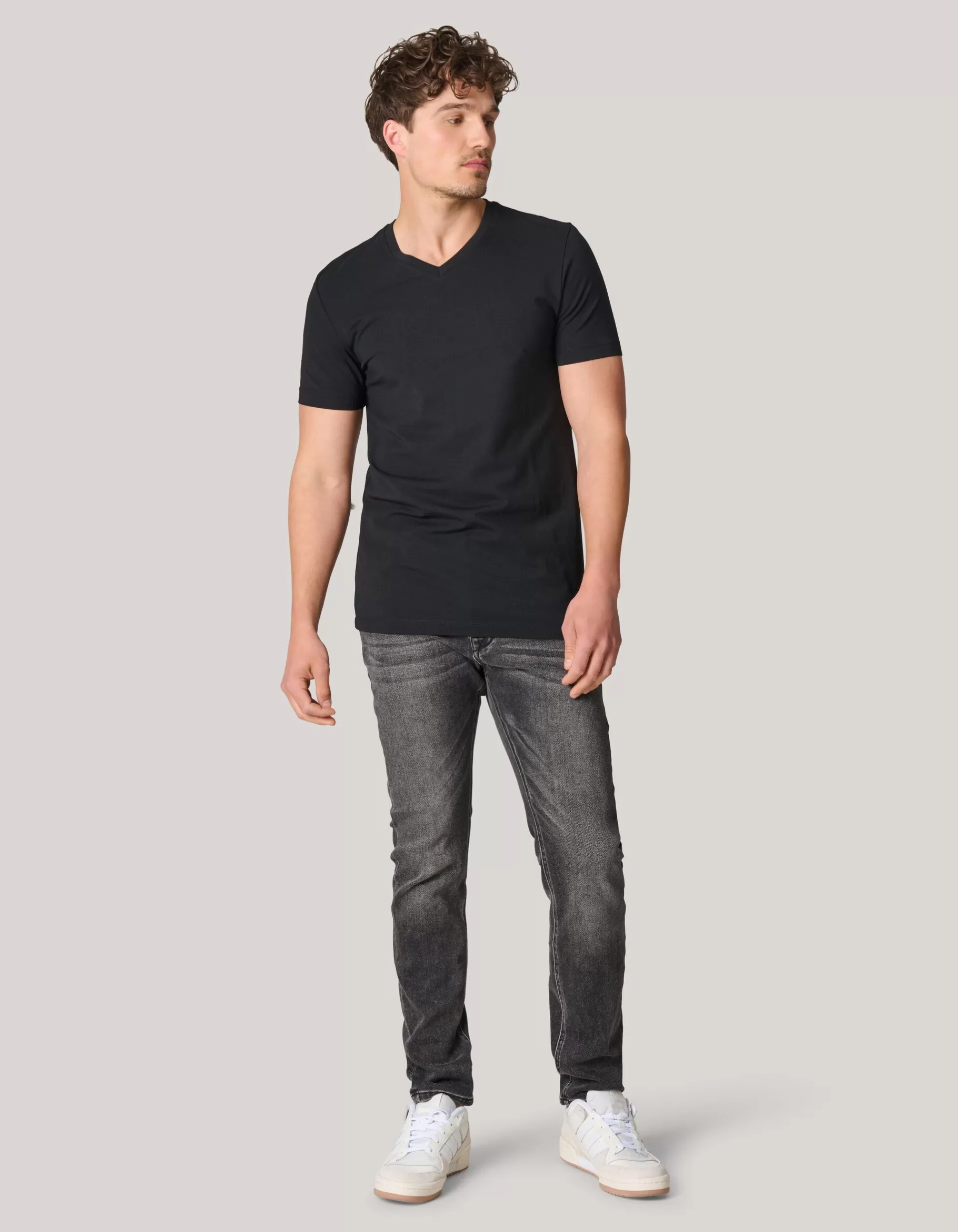 Slim Fit Jog Jeans Grijs L32>Shoeby Cheap