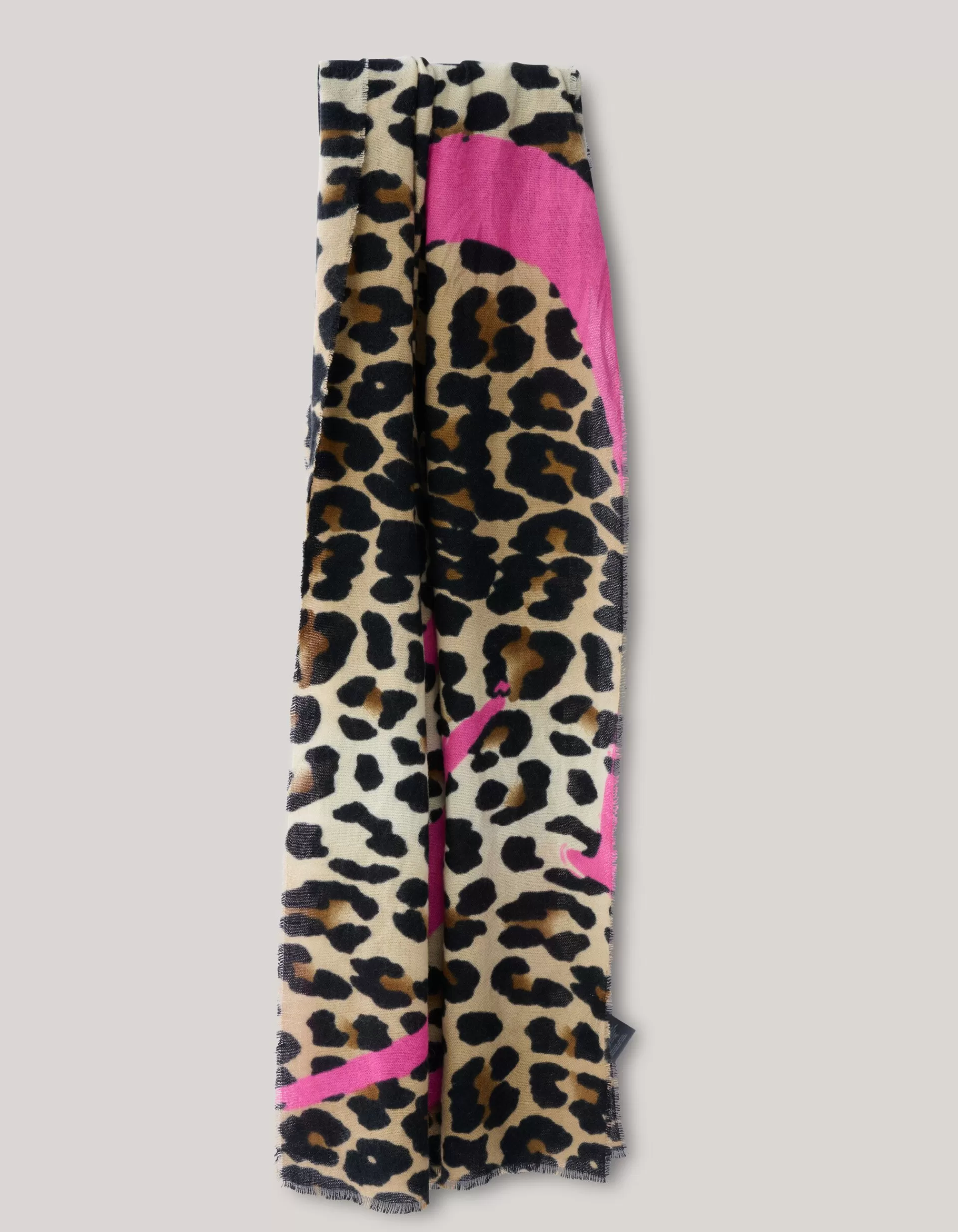 Smiley Artwork Leopard Sjaal Bruin>Shoeby Hot