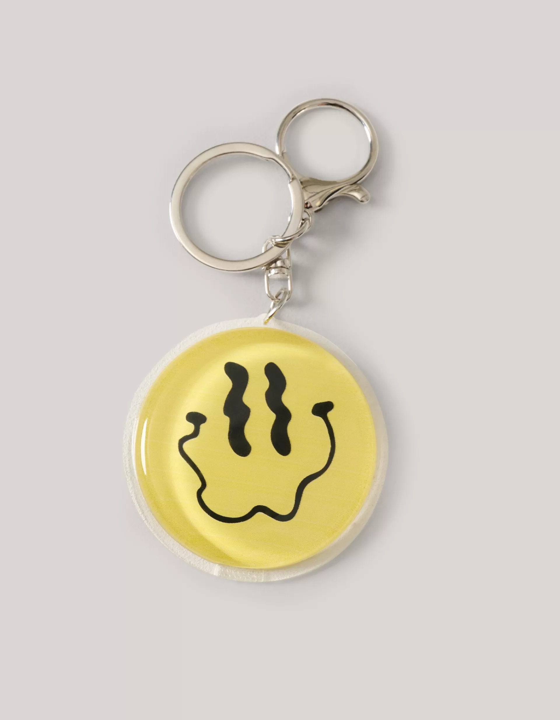 Smiley Sleutelhanger Geel>Shoeby Store