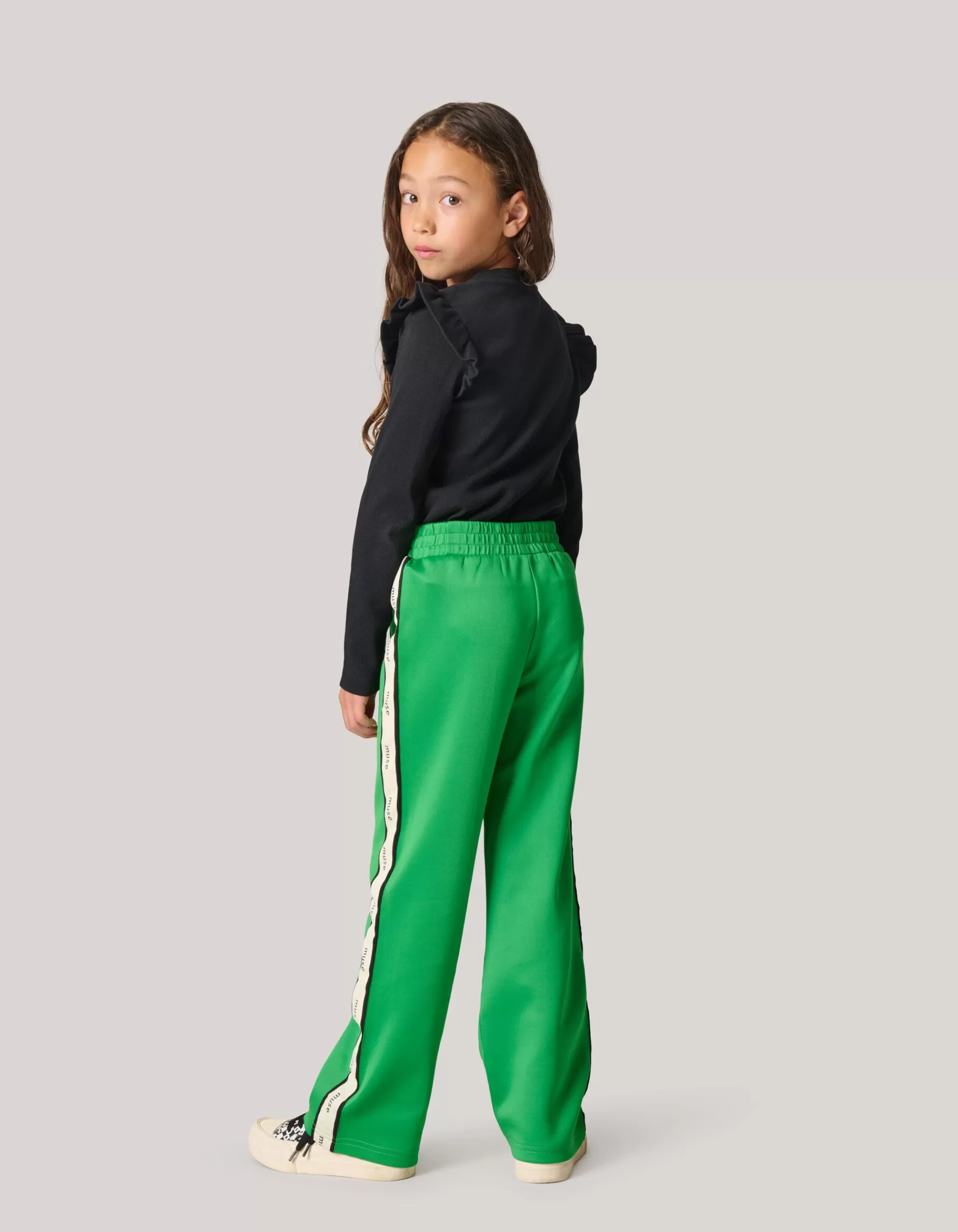 Sporty Tape Broek Groen>Shoeby Discount