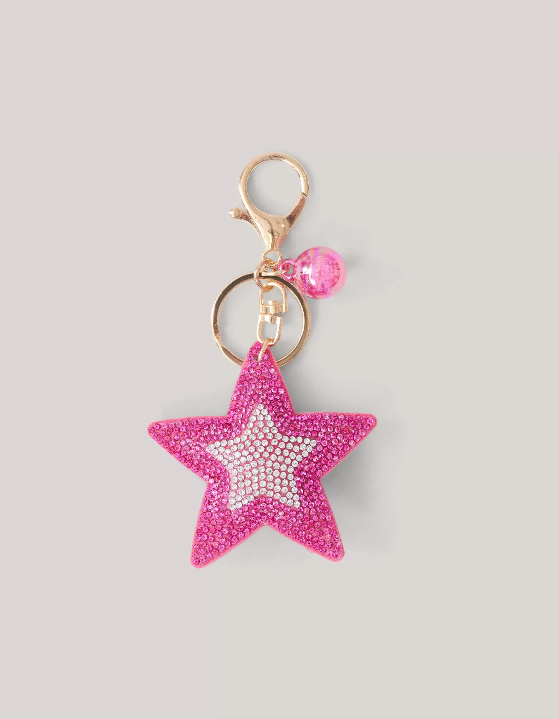 Strass Ster Sleutelhanger Roze>Shoeby Cheap