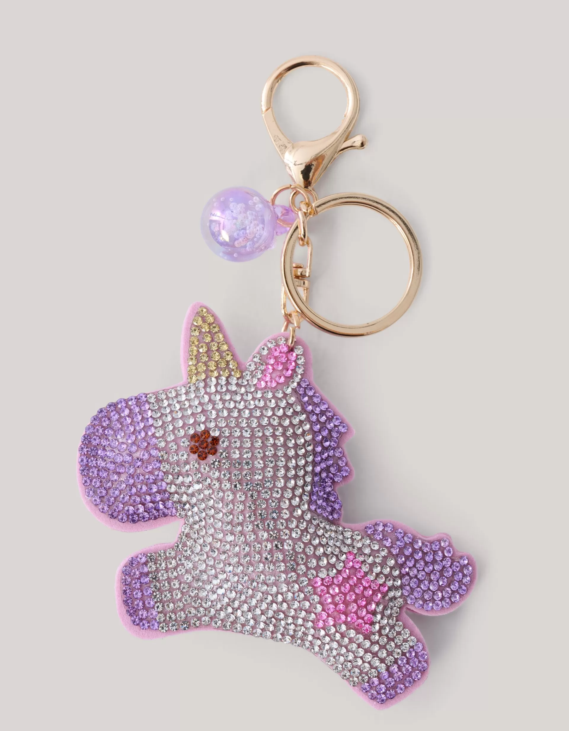 Strass Unicorn Sleutelhanger Roze>Shoeby Store