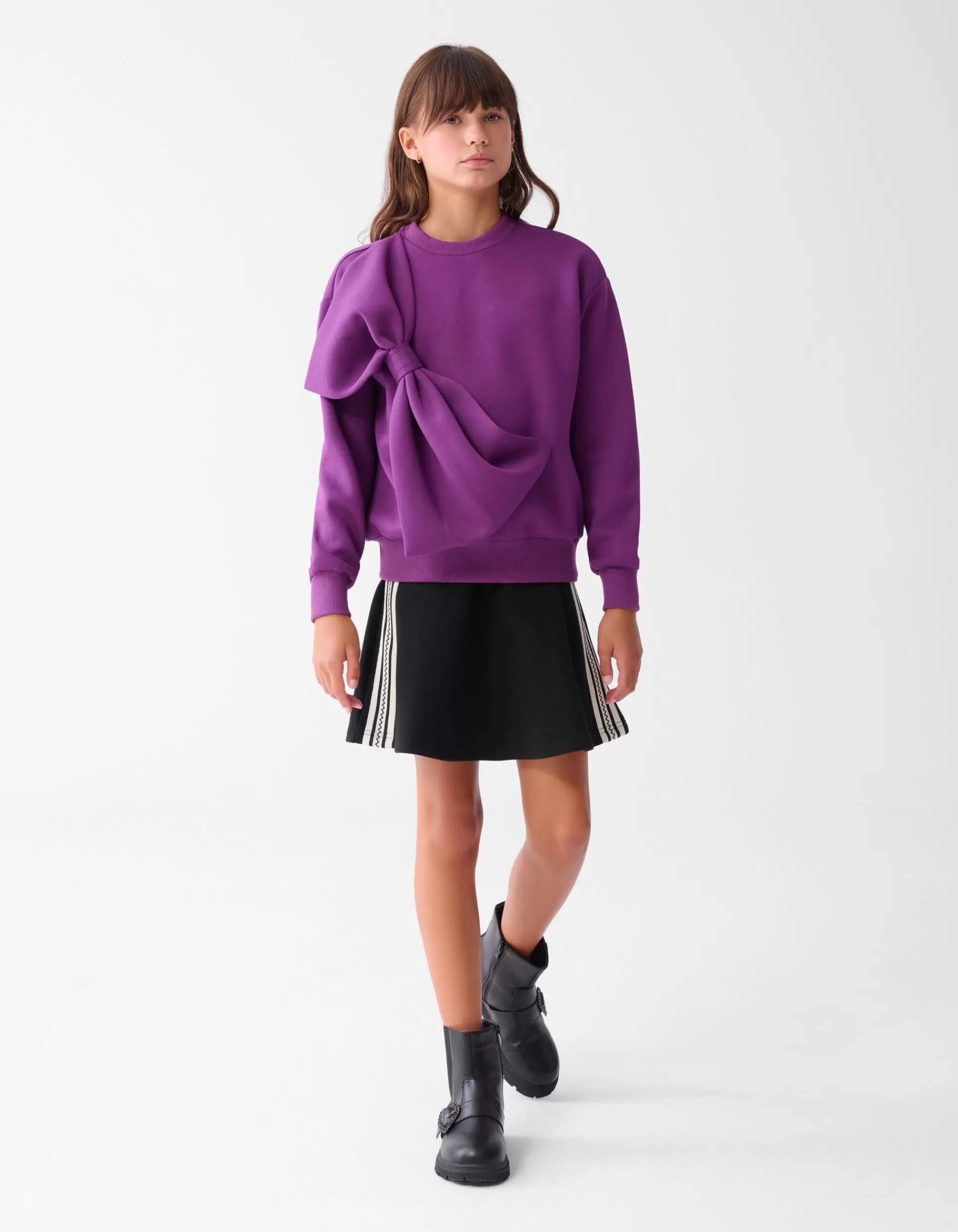 Strik Sweater Paars>Shoeby Best Sale