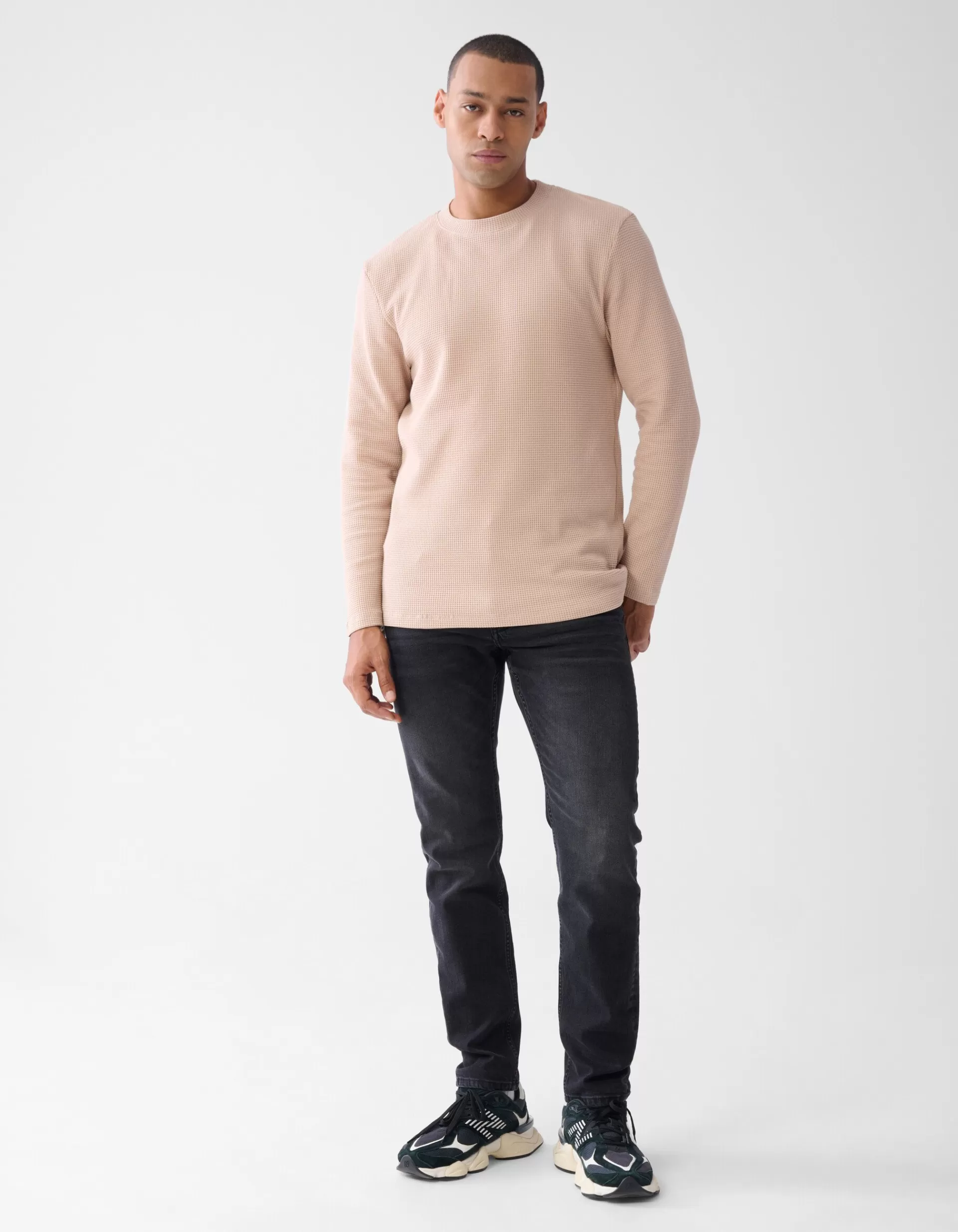 Structuur Longsleeve Zand>Shoeby Flash Sale