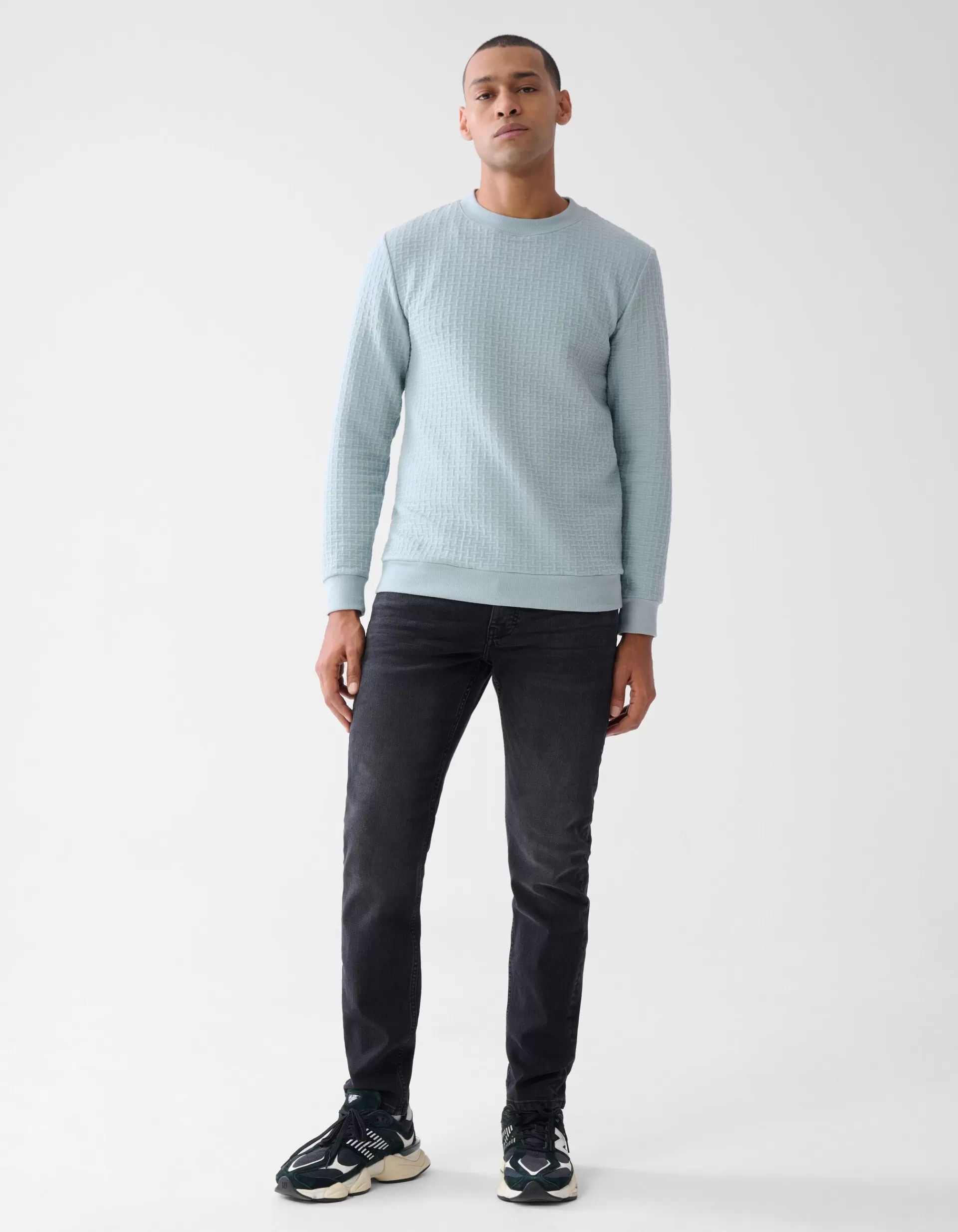 Structuur Sweater Lichtgroen>Shoeby Online