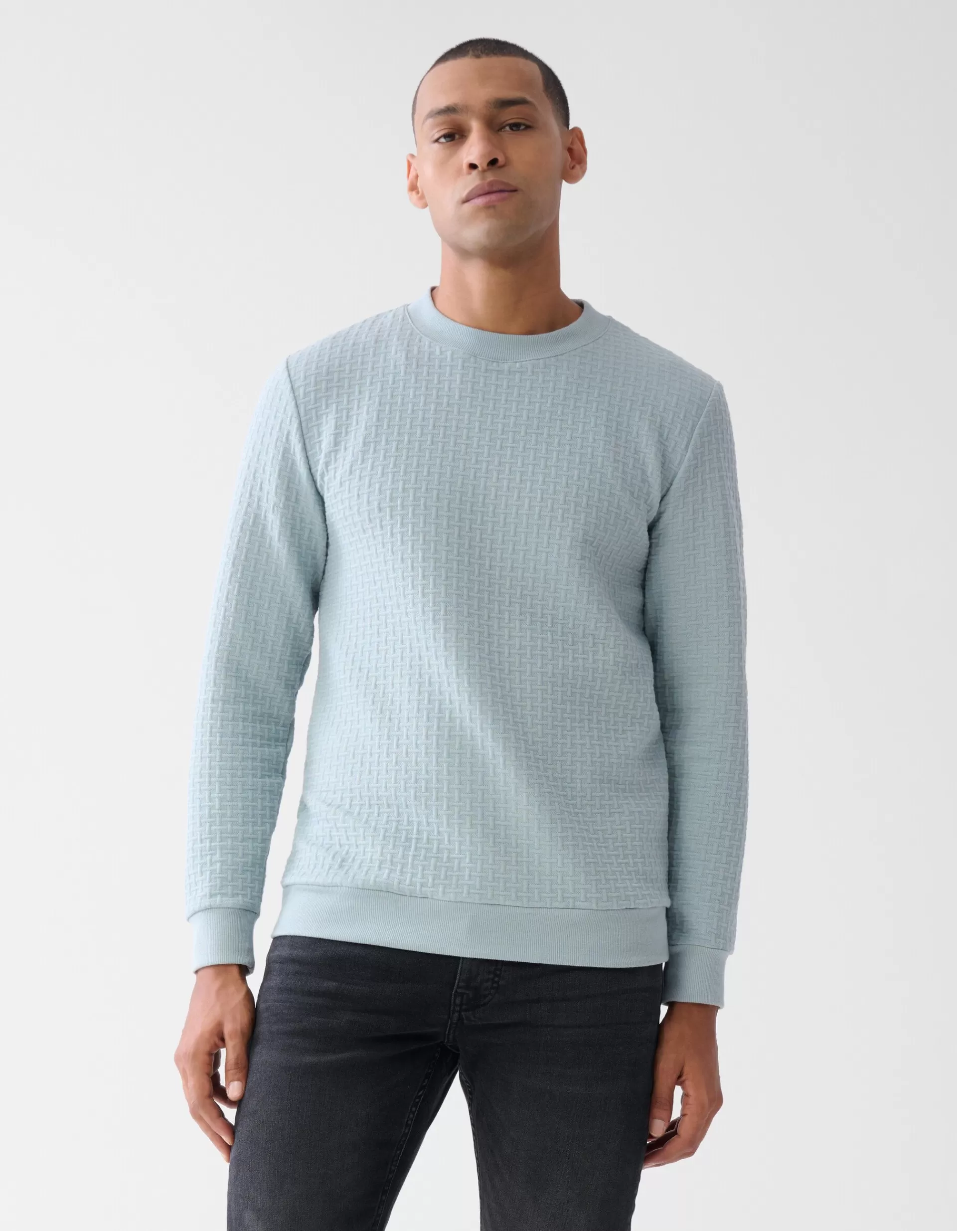 Structuur Sweater Lichtgroen>Shoeby Online