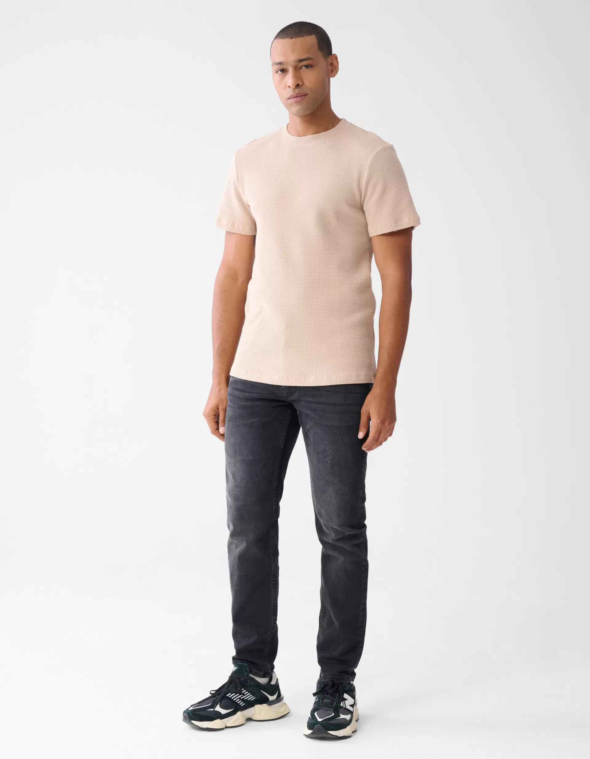 Structuur T-shirt Zand>Shoeby Cheap