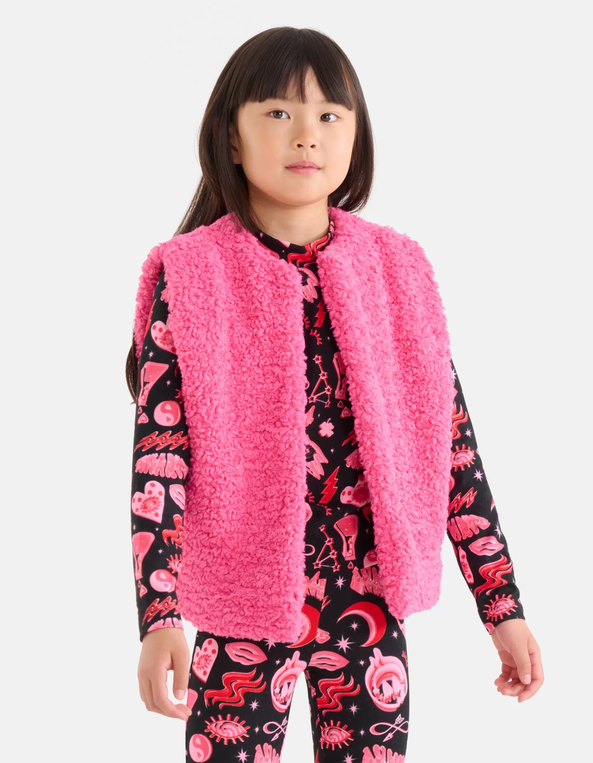 Teddy Gilet Roze>Shoeby Cheap