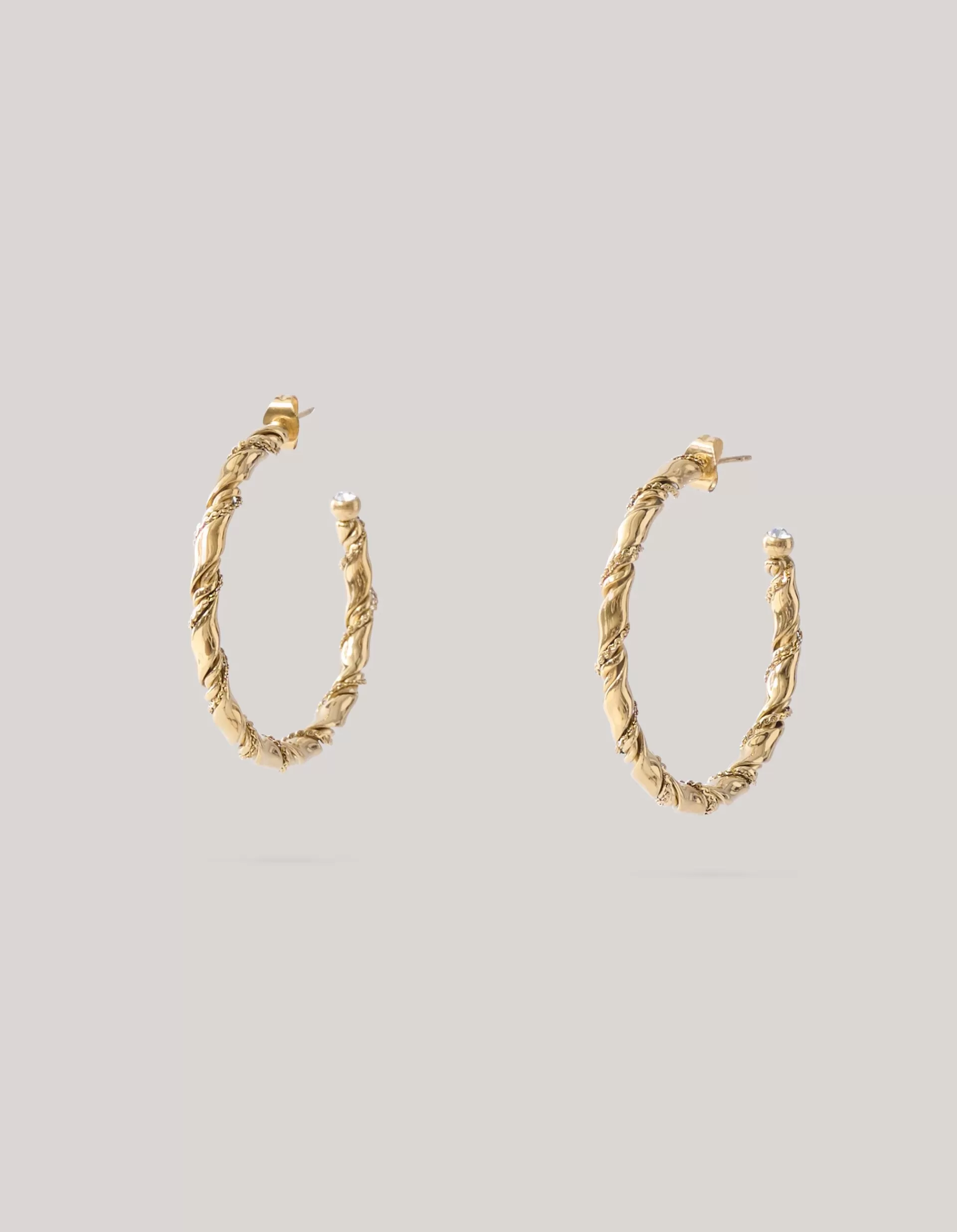 Twisted Hoop Oorbellen Goud>Shoeby Best