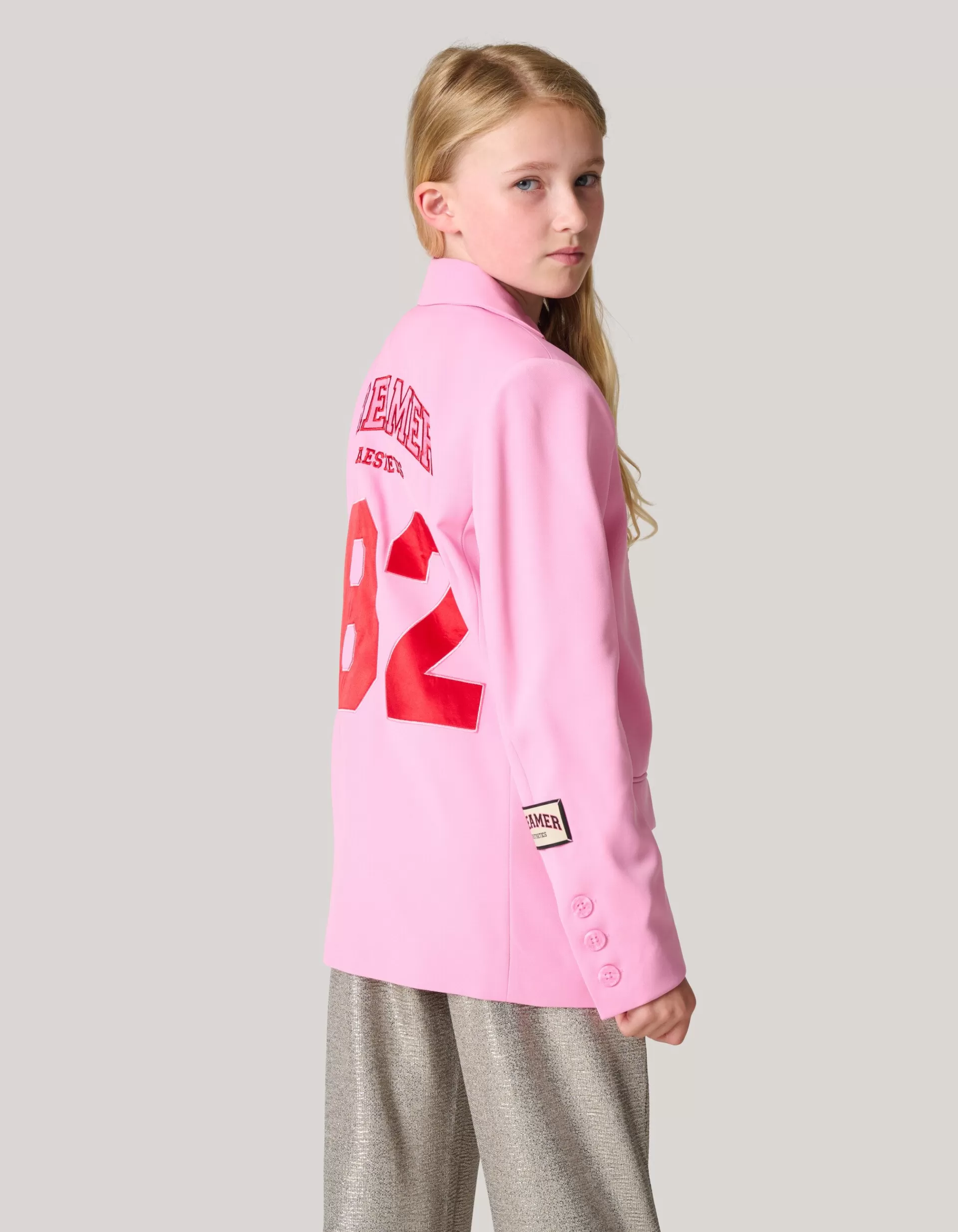 Varsity Blazer Roze>Shoeby Store