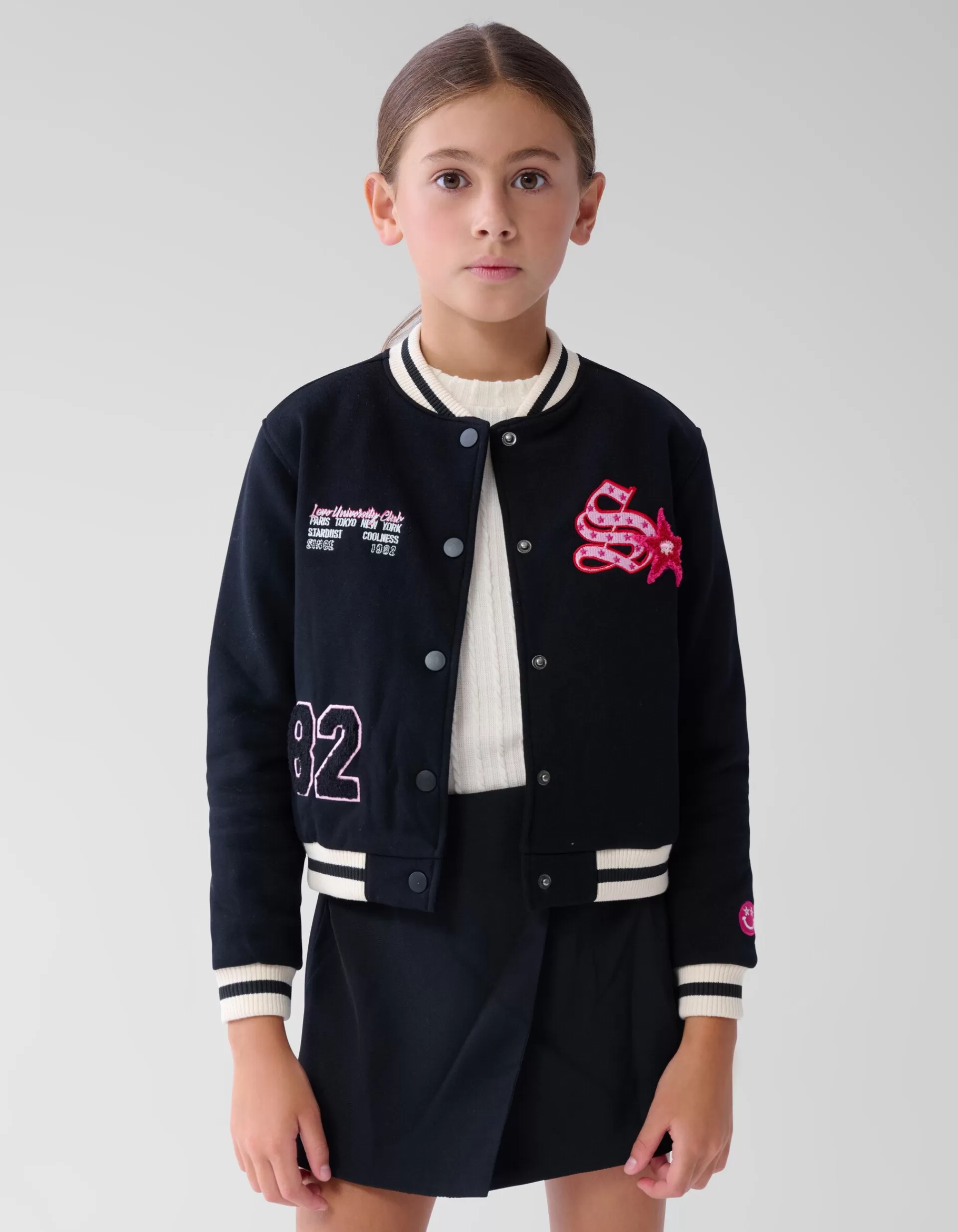 Varsity Bomber Zwart>Shoeby Cheap