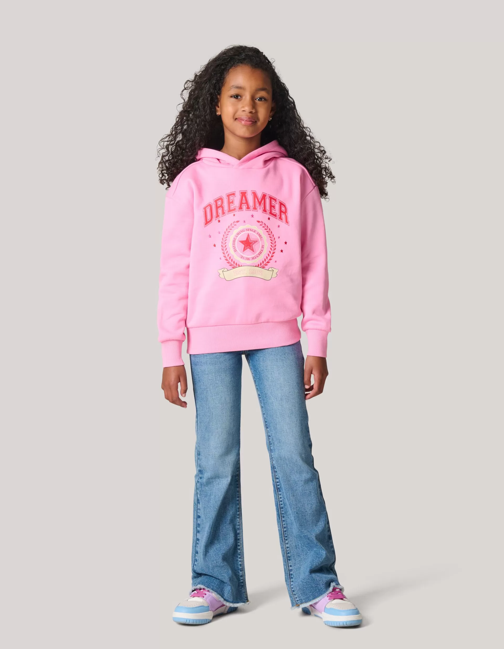 Varsity Hoodie Roze>Shoeby Store