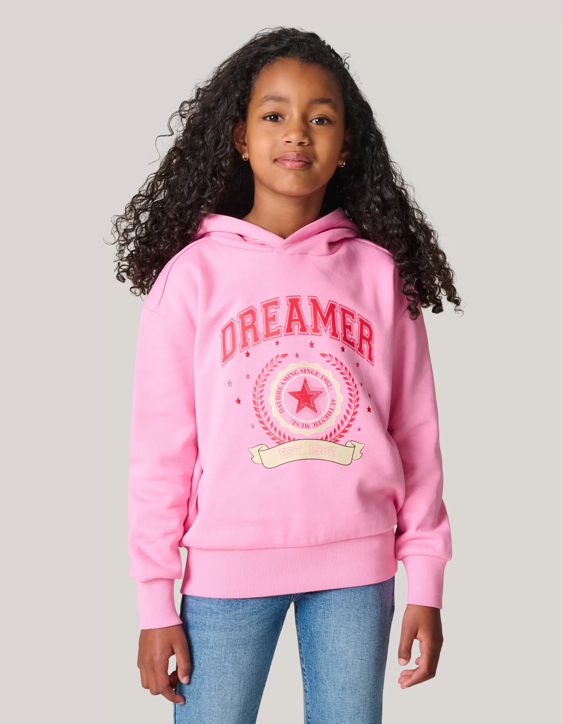 Varsity Hoodie Roze>Shoeby Store