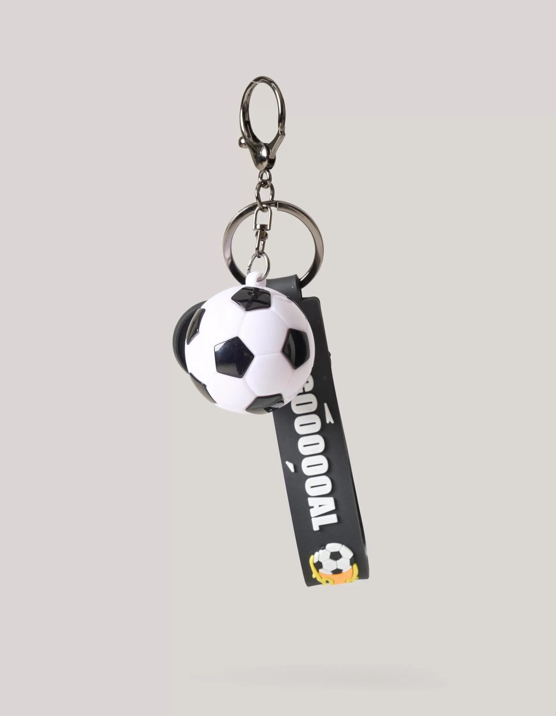 Voetbal Sleutelhanger Zwart>Shoeby Shop